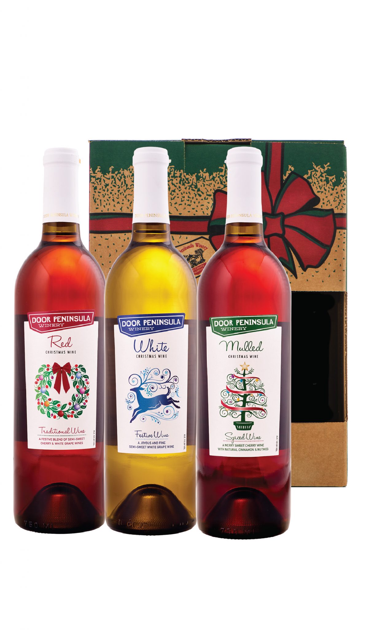 Christmas Wine 3Pack Door Peninsula Winery