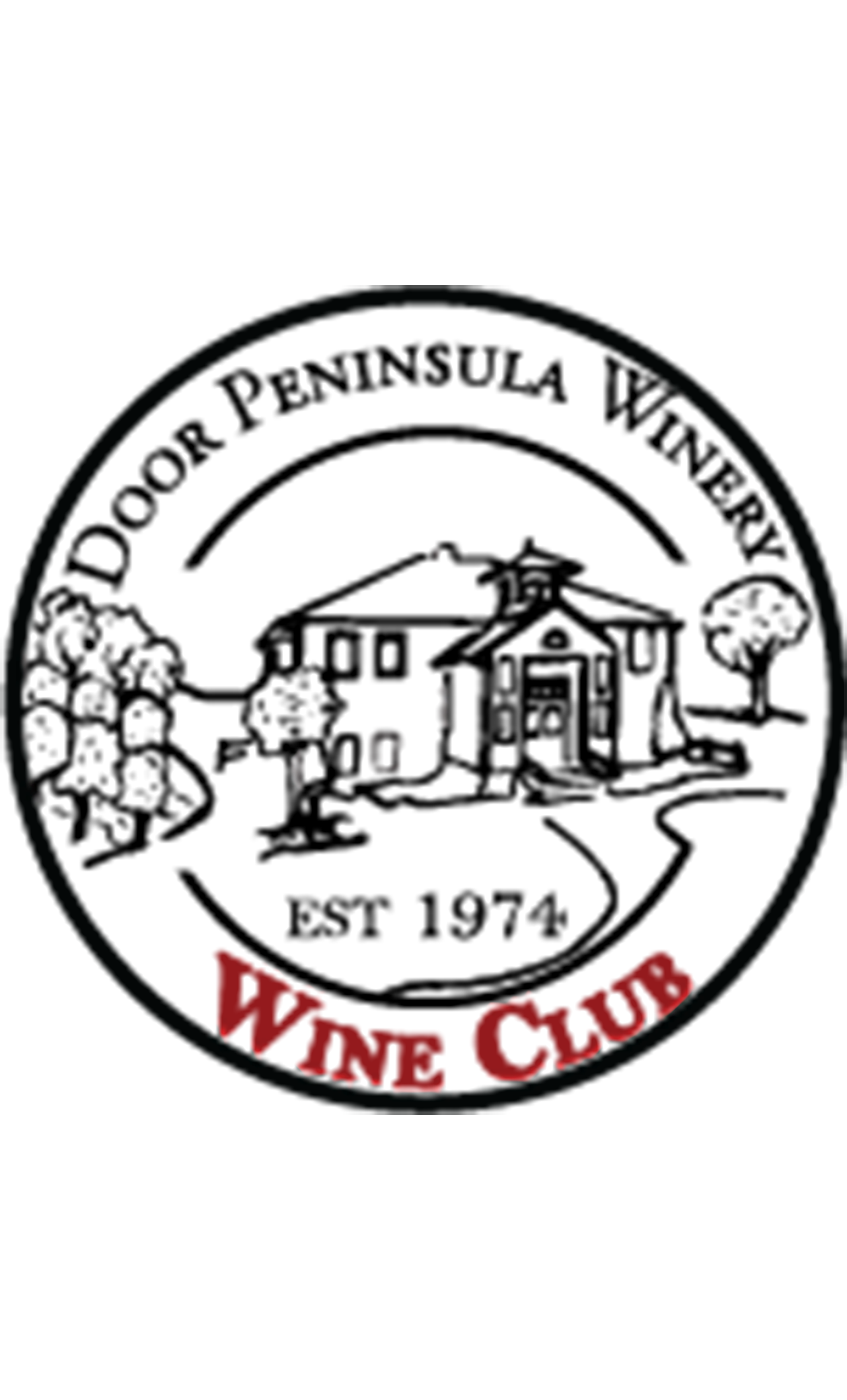 Logo Wine Glasses – Door Peninsula Winery