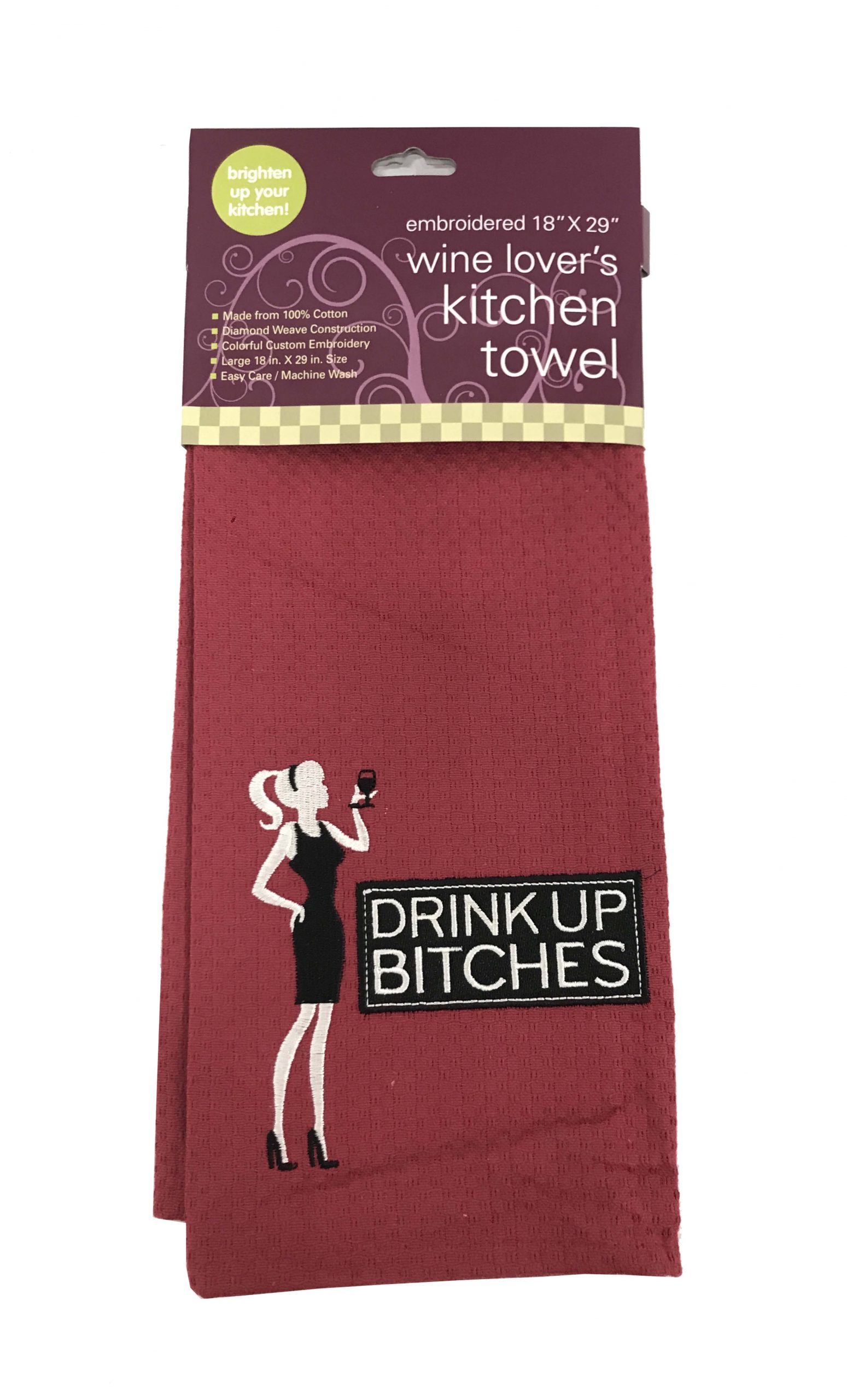 Mu Kitchen designer towel Wine Not? - 813278028726